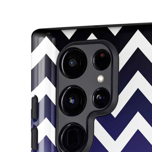 Chevron Purple Ombre Galaxy S25 Ultra Impact Case